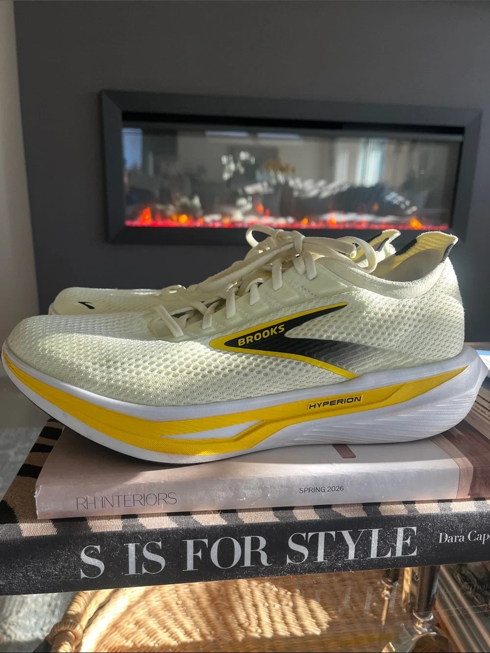 Brooks Hyperion 3 Men’s Running Shoes - Pale Yellow/Yellow